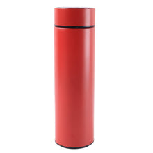 Red Vacuum Insulated Water Bottle with LED Temperature Display (1 Pc  500ml)
