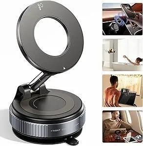 Vacuum Suction Magnetic mobile phone holder for wall and cars