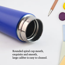 Blue Vacuum Insulated Water Bottle  with LED Temperature Display (1 Pc  500ml)