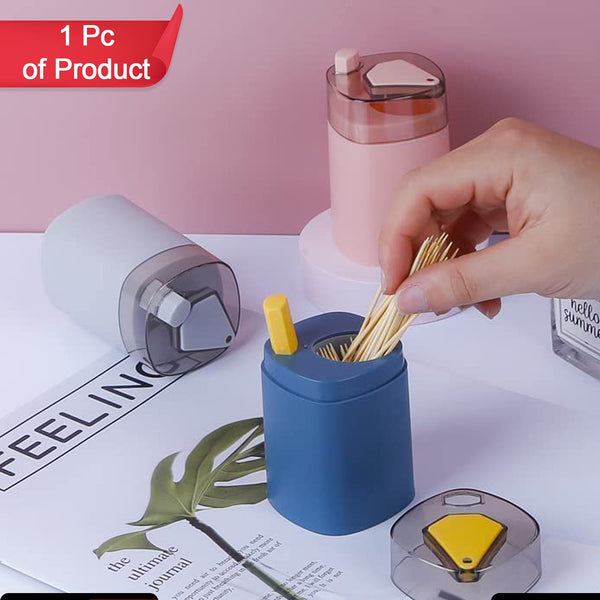 4005l Toothpick Holder Dispenser Pop-up Automatic Toothpick Dispenser For Kitchen Restaurant Thickening Toothpicks Container Pocket Novelty Safe Container Toothpick Storage Box.