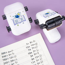 Kids Educational Automatic Math Problem Rolling Stamp (1 Pc)