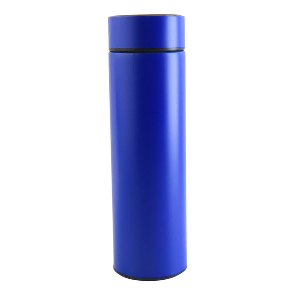Blue Vacuum Insulated Water Bottle  with LED Temperature Display (1 Pc  500ml)