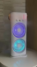 Portable Tower Mist Spray Cooling Fan, Air Cooling Fan (1 Pc)